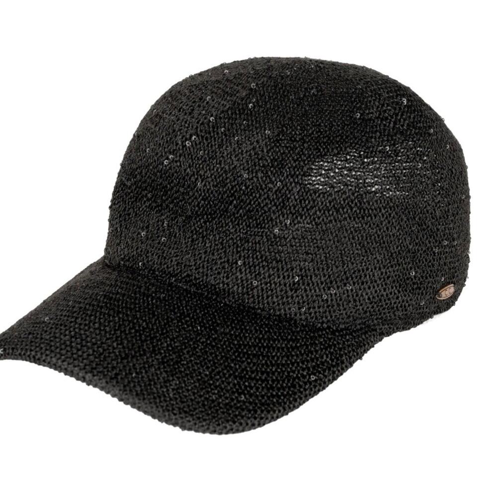 C.C. Sequins Baseball Cap*Black*UPF 50